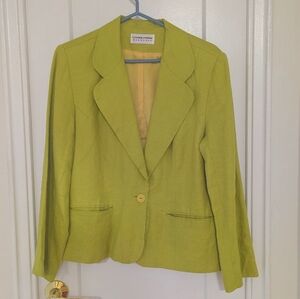 Vintage Chartreuse Blazer